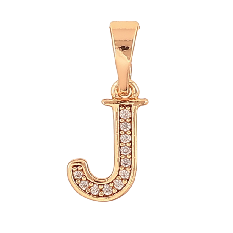 Кулон Xuping цвет Позолота 18K "Буква J" для цепочки до 5мм фото №1 Кулон Xuping цвет Позолота 18K "Буква J" для цепочки до 5мм фото №1