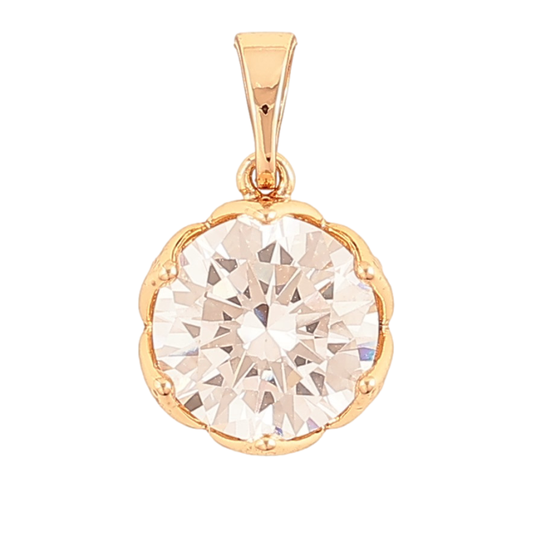 Кулон Xuping колір Позолота 18К "Кристал" для ланцюжка до 5мм фото №1