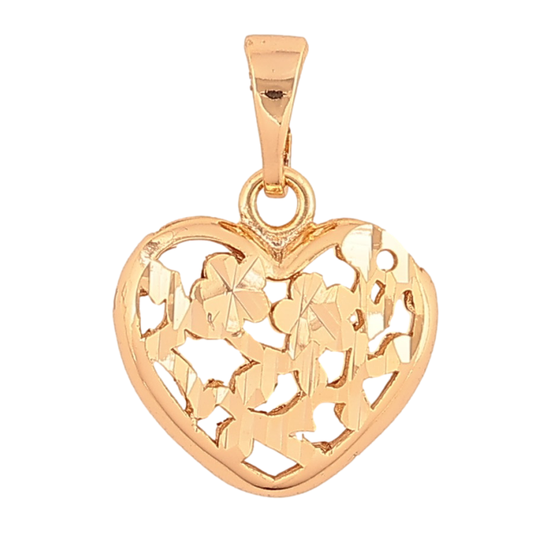 Кулон Xuping колір Позолота 18K "Сердечко" для ланцюжка до 5мм фото №1
