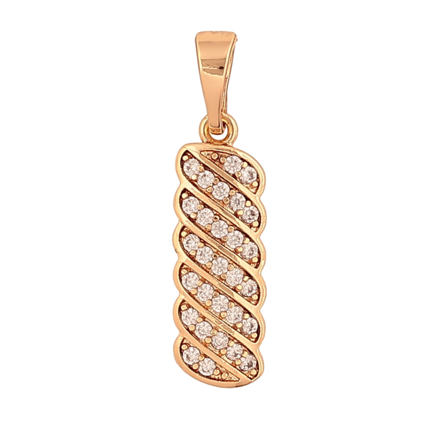 Кулон Xuping цвет Позолота 18К "Инкрустация кристаллами" для цепочки до 5мм фото №1 Кулон Xuping цвет Позолота 18К "Инкрустация кристаллами" для цепочки до 5мм фото №1