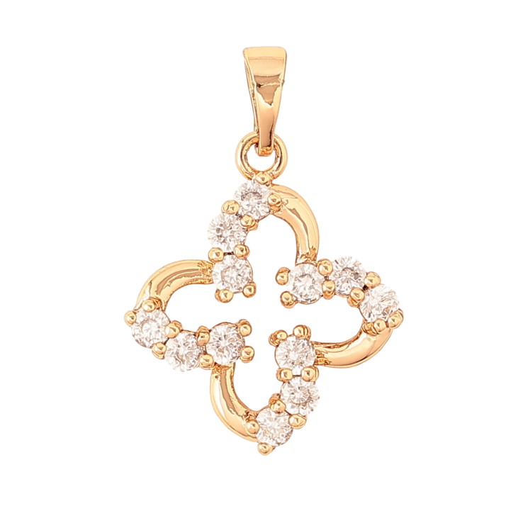 Кулон Xuping колір Позолота 18K "Квіточка" для ланцюжка до 5мм фото №23 Кулон Xuping колір Позолота 18K "Квіточка" для ланцюжка до 5мм фото №23