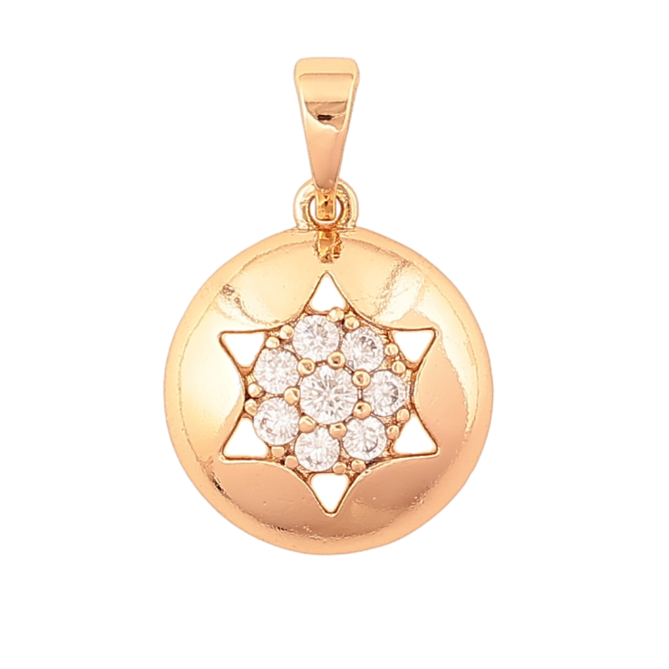 Кулон Xuping цвет Позолота 18K "Узор звезда с инкрустацией кристаллами" для цепочки до 5мм фото №17 Кулон Xuping цвет Позолота 18K "Узор звезда с инкрустацией кристаллами" для цепочки до 5мм фото №17