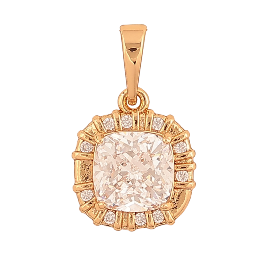 Кулон Xuping колір Позолота 18К "Інкрустація кристалами" для ланцюжка до 6мм фото №1