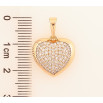 Кулон Xuping цвет Позолота 18К "Сердечко с инкрустацией кристаллами" для цепочки до 6мм фото №2 Кулон Xuping цвет Позолота 18К "Сердечко с инкрустацией кристаллами" для цепочки до 6мм фото №2