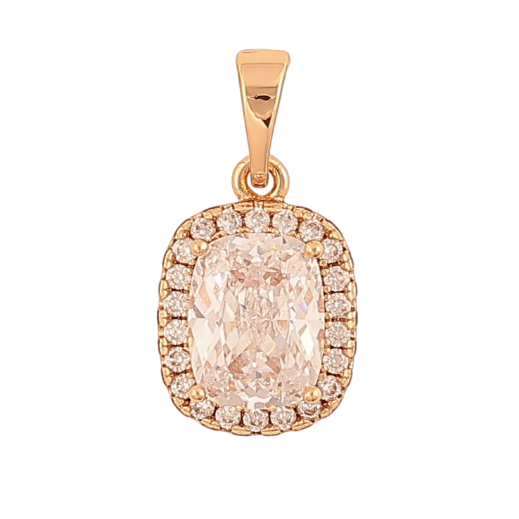 Кулон Xuping колір Позолота 18К "Інкрустація кристалами" для ланцюжка до 5мм фото №5