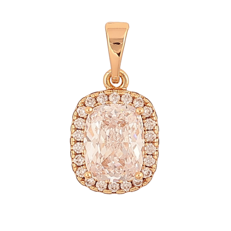 Кулон Xuping колір Позолота 18К "Інкрустація кристалами" для ланцюжка до 5мм фото №1