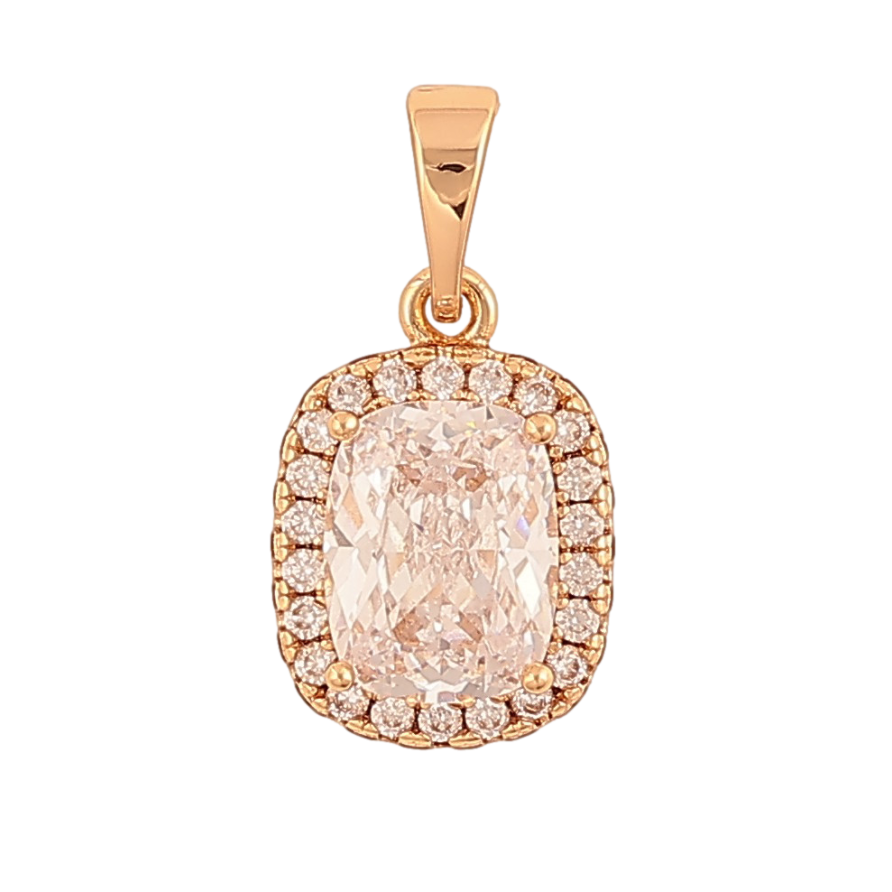 Кулон Xuping цвет Позолота 18К "Инкрустация кристаллами" для цепочки до 5мм фото №1