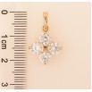 Кулон Xuping колір Позолота 18K "Кристальна квіточка" для ланцюжка до 5мм фото №2