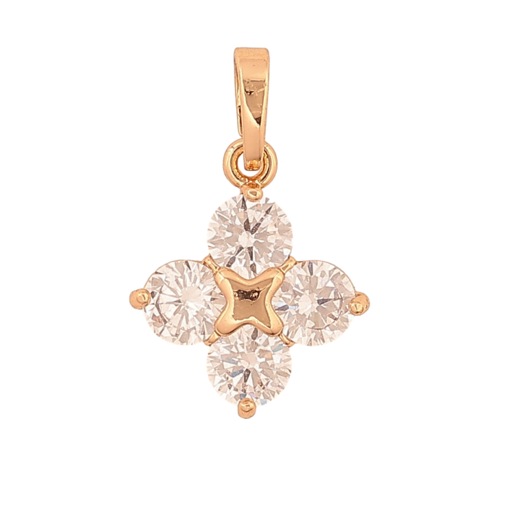 Кулон Xuping колір Позолота 18K "Кристальна квіточка" для ланцюжка до 5мм фото №13