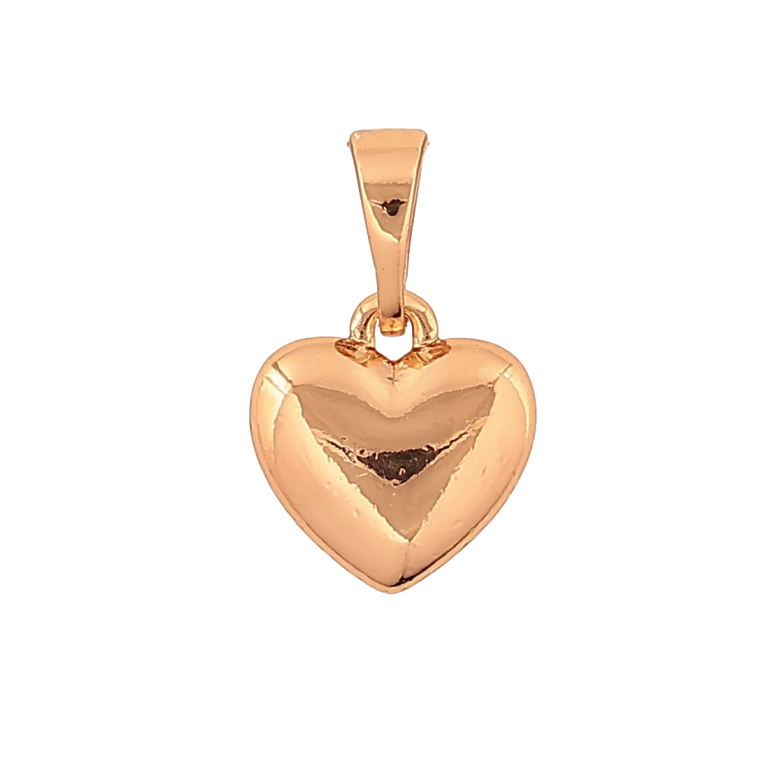 Кулон Xuping колір Позолота 18K "Сердечко, 9х10мм" для ланцюжка до 5мм фото №1