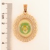 Кулон Xuping колір Позолота 18K "Знак Зодіаку Лев" для ланцюжка до 7мм фото №2