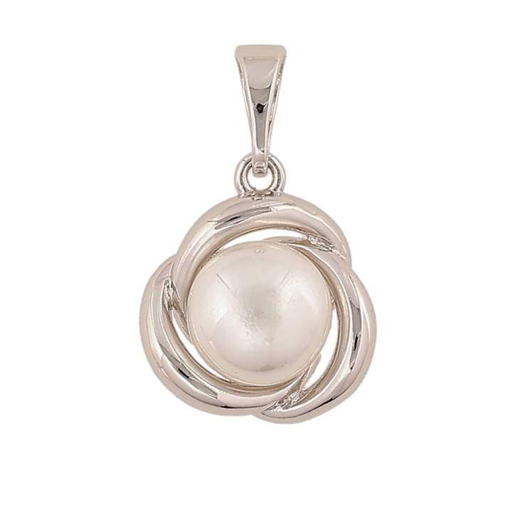 Кулон Xuping цвет Родий "Цветочек с жемчужиной" для цепочки до 5мм фото №23 Кулон Xuping цвет Родий "Цветочек с жемчужиной" для цепочки до 5мм фото №23