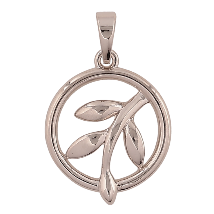 Кулон Xuping цвет Родий "Веточка" для цепочки до 5мм фото №24