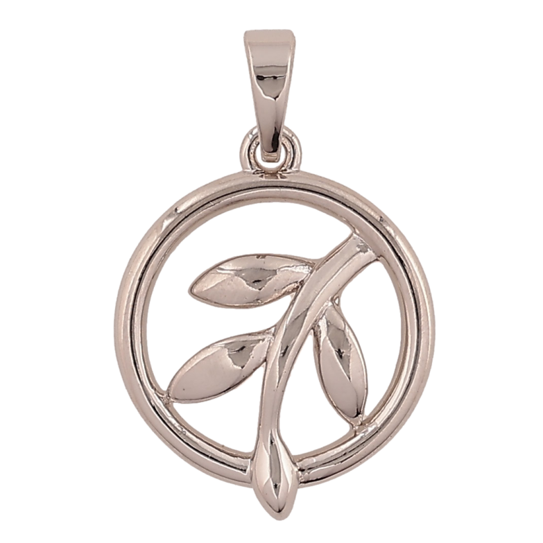 Кулон Xuping колір Родій "Гілочка" для ланцюжка до 5мм фото №9 Кулон Xuping колір Родій "Гілочка" для ланцюжка до 5мм фото №9