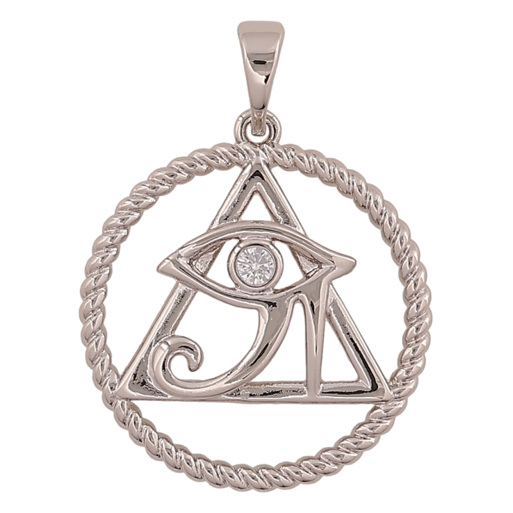 Кулон Xuping колір Родій "Всевидюче око" для ланцюжка до 5мм фото №12