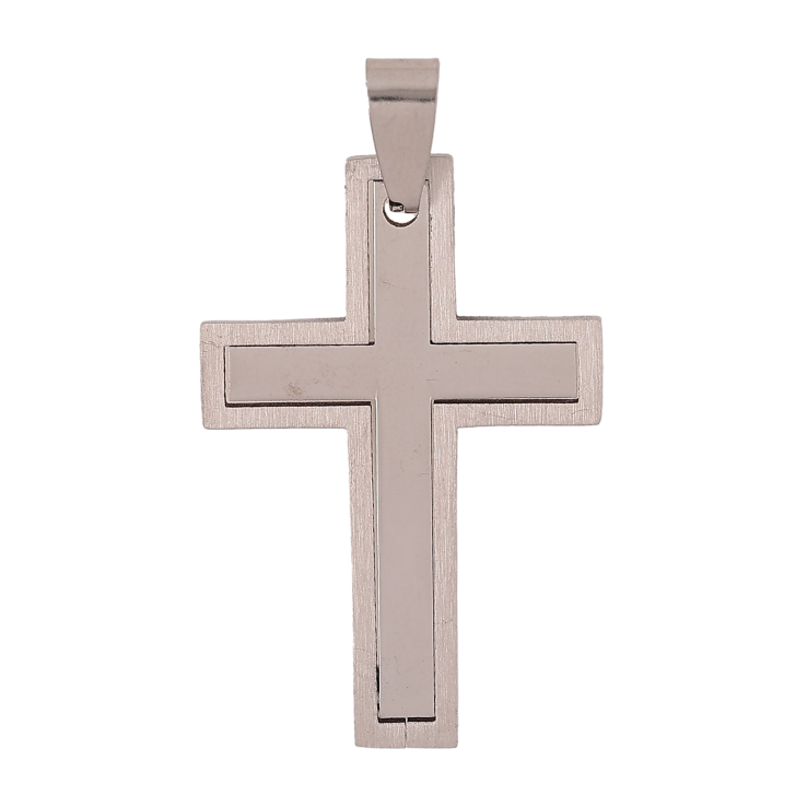 Кулон Нержавіюча сталь "Хрест" для ланцюжка до 5мм фото №12