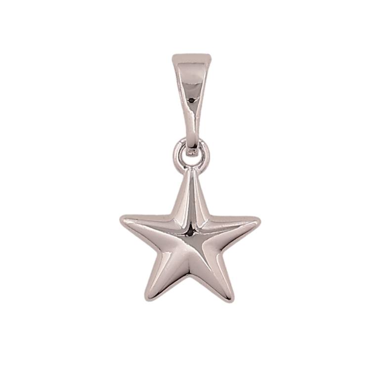 Кулон Xuping цвет Родий "Звездочка" для цепочки до 5мм фото №1