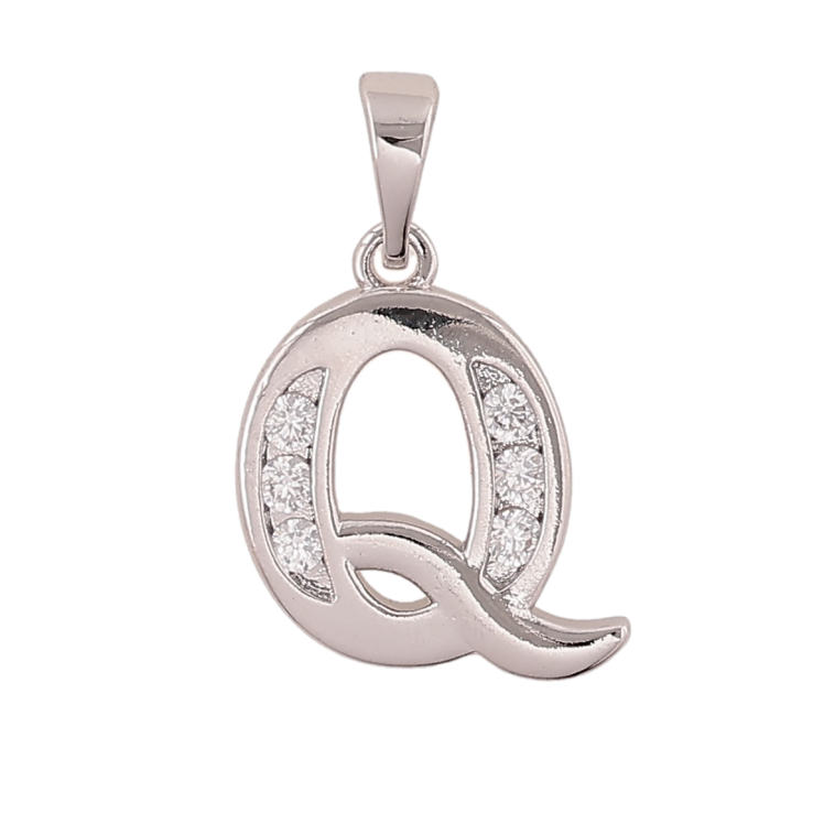Кулон Xuping цвет Родий "Буква Q" для цепочки до 5мм фото №16 Кулон Xuping цвет Родий "Буква Q" для цепочки до 5мм фото №16