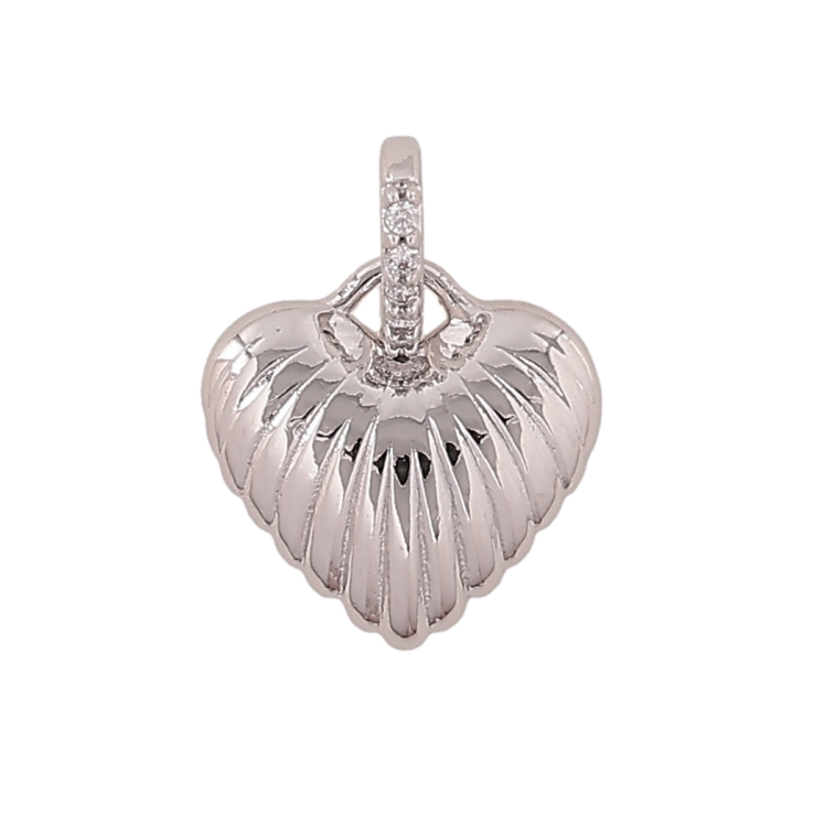 Кулон Xuping колір Родій "Серце" для ланцюжка до 4мм фото №23 Кулон Xuping колір Родій "Серце" для ланцюжка до 4мм фото №23