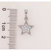 Кулон Xuping колір Родій "Зірочка" для ланцюжка до 5мм фото №2