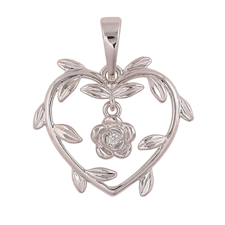 Кулон Xuping цвет Родий "Сердечко с цветочком" для цепочки до 6мм фото №19 Кулон Xuping цвет Родий "Сердечко с цветочком" для цепочки до 6мм фото №19
