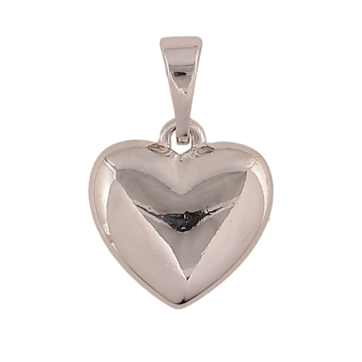 Кулон Xuping колір Родій "Серце, 11х12мм" для ланцюжка до 5мм фото №22