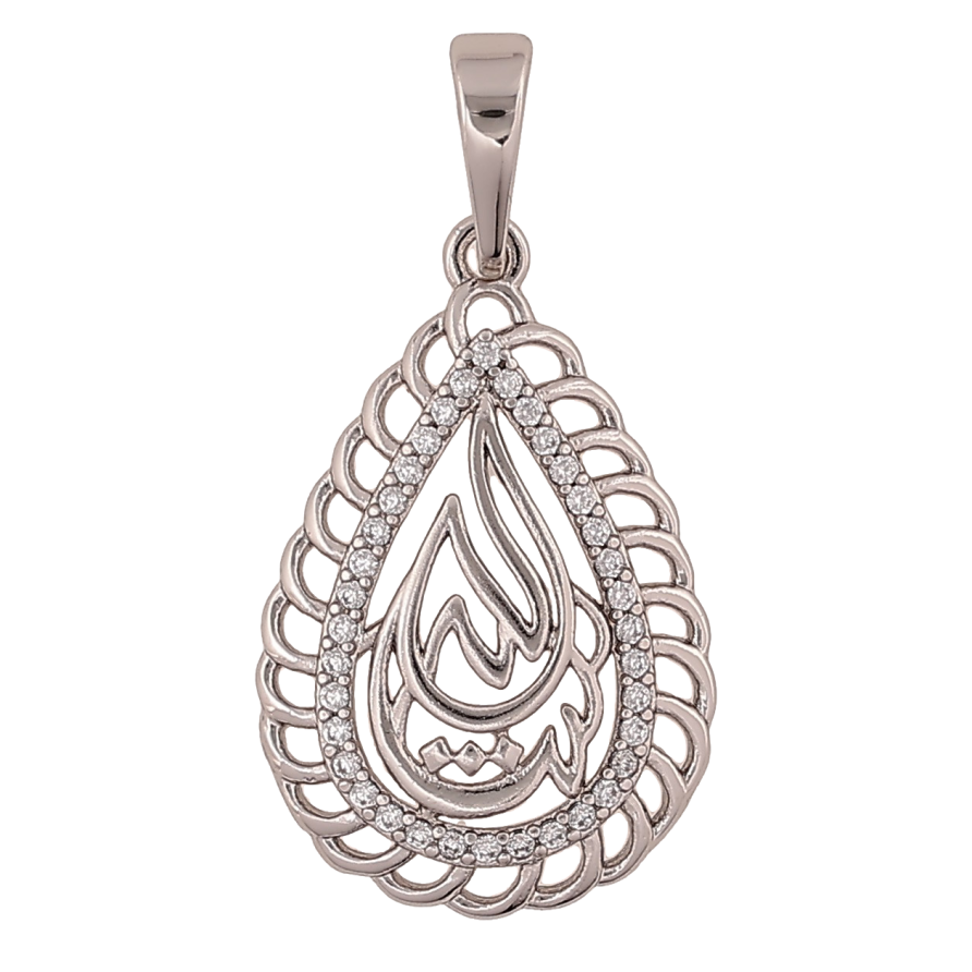 Кулон Xuping колір Родій "Декоративний візерунок" для ланцюжка до 6мм фото №1