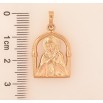 Кулон Xuping колір Позолота 18K "Декоративна Ладанка Пресвята Богородиця" для ланцюжка до 5мм фото №2