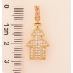 Кулон Xuping колір Позолота 18K "Храм інкрустація кристалами" для ланцюжка до 5мм фото №2