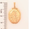 Кулон Xuping колір Позолота 18K "Ладанка Діва Марія з немовлям" для ланцюжка до 5мм фото №2 Кулон Xuping колір Позолота 18K "Ладанка Діва Марія з немовлям" для ланцюжка до 5мм фото №2