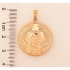 Кулон Xuping колір Позолота 18K "Ладанка Ісус Христос" для ланцюжка до 6мм фото №3 Кулон Xuping колір Позолота 18K "Ладанка Ісус Христос" для ланцюжка до 6мм фото №3