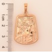 Кулон Xuping колір Позолота 18K "Ладанка Розп'яття Ісуса Христа" для ланцюжка до 7мм фото №2
