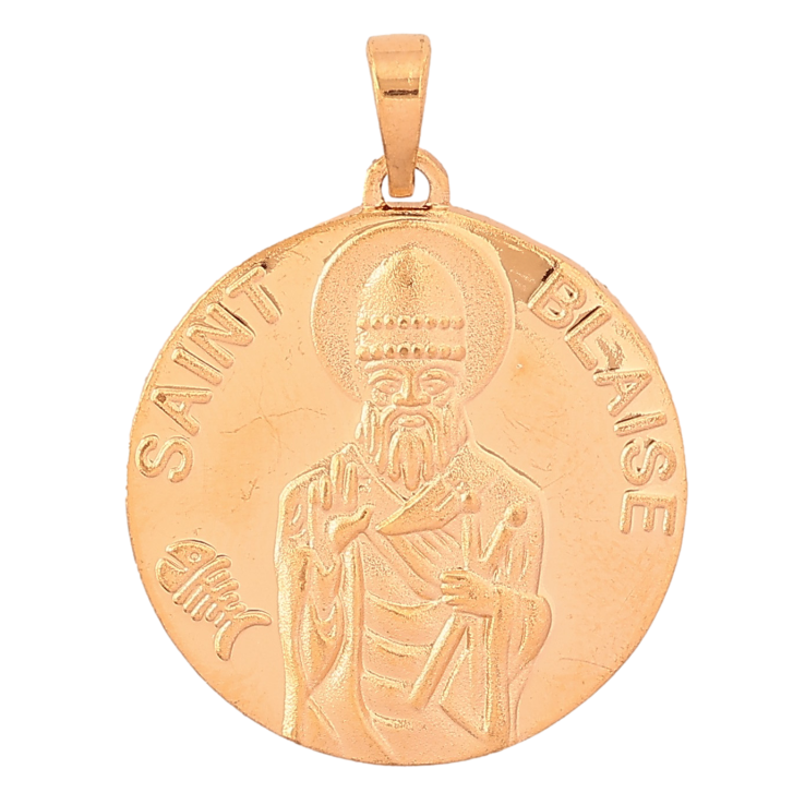Кулон Xuping колір Позолота 18K "Ладанка Священномученик Власій Молиться про Нас" для ланцюжка до 5мм фото №14
