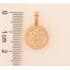 Кулон Xuping колір Позолота 18K "Ладанка Святий Захисник Крістофер" для ланцюжка до 5мм фото №2