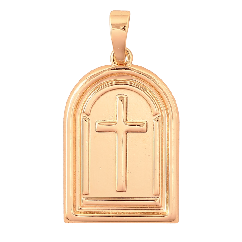 Кулон Xuping цвет Позолота 18K "Ладанка с Крестом" для цепочки до 7мм фото №1 Кулон Xuping цвет Позолота 18K "Ладанка с Крестом" для цепочки до 7мм фото №1