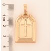 Кулон Xuping колір Позолота 18K "Ладанка з Хрестом" для ланцюжка до 7мм фото №2 Кулон Xuping колір Позолота 18K "Ладанка з Хрестом" для ланцюжка до 7мм фото №2
