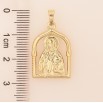 Кулон Xuping цвет Позолота 14К "Ладанка Иисус Христос" для цепочки до 5мм фото №2