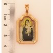 Кулон Xuping цвет Позолота 18K "Ладанка Пресвятая Богородица с младенцем" для цепочки до 7мм фото №2