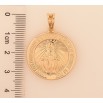 Кулон Xuping цвет Позолота 18K "Ладанка Дева Мария" для цепочки до 7мм фото №2