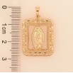 Кулон Xuping цвет Позолота 18K "Ладанка Пресвятая Дева Мария" для цепочки до 5мм фото №2