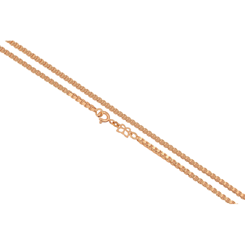 Ланцюжок Xuping M&L колір 18К "Плетіння Венеціанське" довжина 46см х 2.5мм фото №1