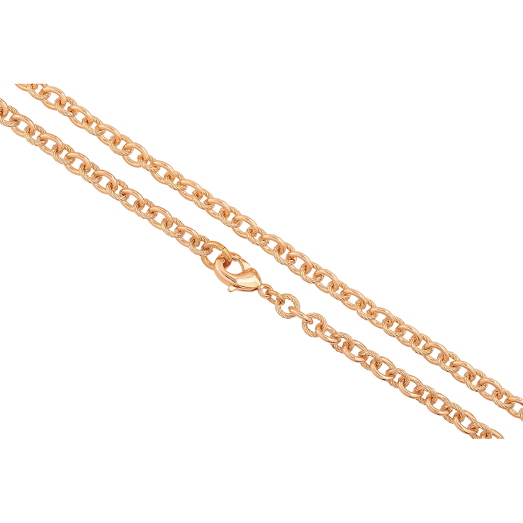 Ланцюжок Xuping M&L колір 18К "Плетіння Якірне з візерунком" довжина 51см х 4.5мм фото №16