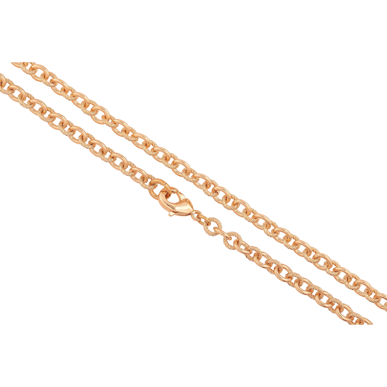 Цепочка Xuping M&L цвет 18К "Плетение Якорное с узором" длина 51см х 4.5мм фото №1 Цепочка Xuping M&L цвет 18К "Плетение Якорное с узором" длина 51см х 4.5мм фото №1