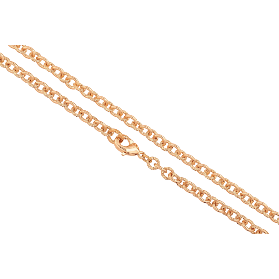 Цепочка Xuping M&L цвет 18К "Плетение Якорное с узором" длина 51см х 4.5мм фото №1 Цепочка Xuping M&L цвет 18К "Плетение Якорное с узором" длина 51см х 4.5мм фото №1