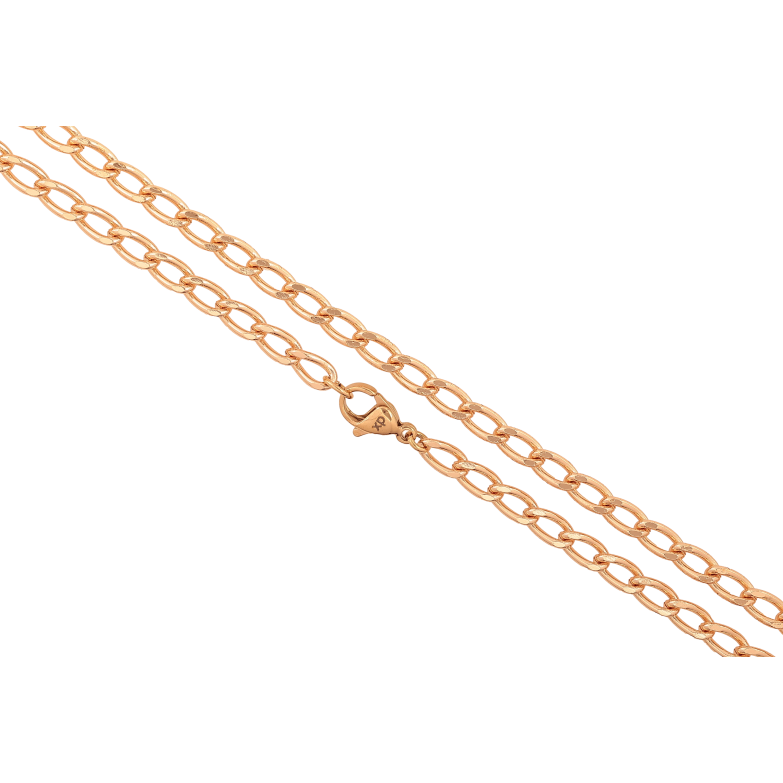 Цепочка Xuping M&L цвет 18К "Плетение Панцирное" длина 45см х 4мм фото №2