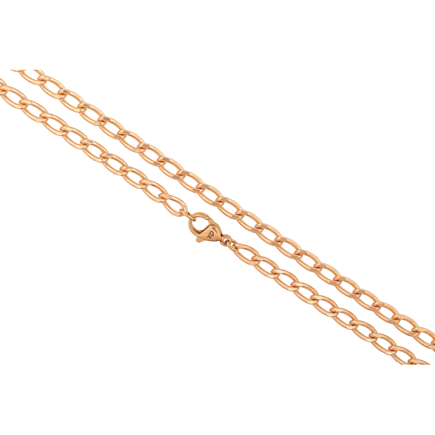 Цепочка Xuping M&L цвет 18К "Плетение Панцирное" длина 45см х 4мм фото №1 Цепочка Xuping M&L цвет 18К "Плетение Панцирное" длина 45см х 4мм фото №1