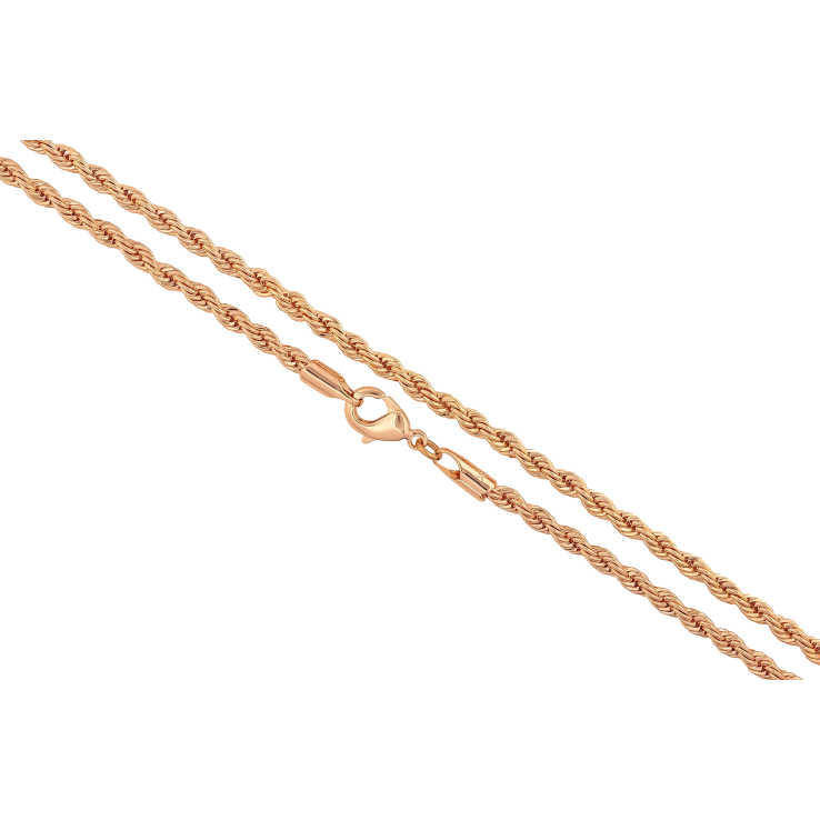 Цепочка Xuping M&L цвет 18К "Плетение Веревка" длина 51см х 3мм фото №25