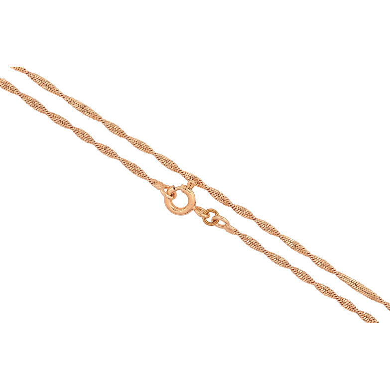 Ланцюжок Xuping M&L колір 18К "Плетіння Супердиск" довжина 44см х 2мм фото №2