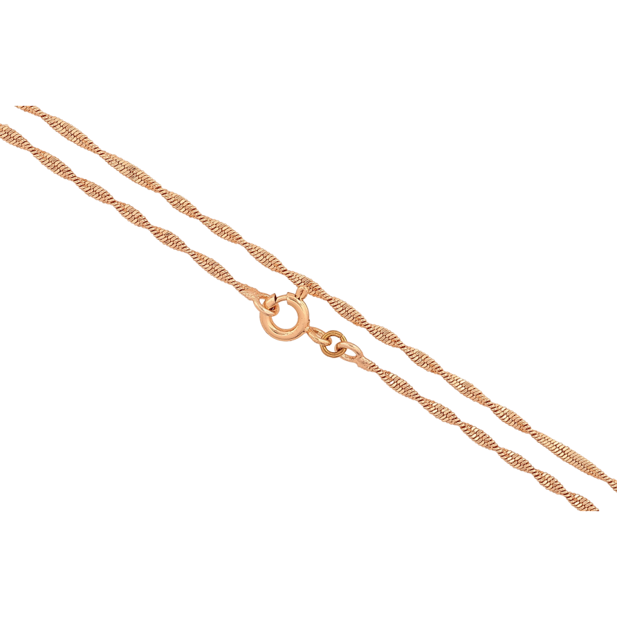 Ланцюжок Xuping M&L колір 18К "Плетіння Супердиск" довжина 44см х 2мм фото №1