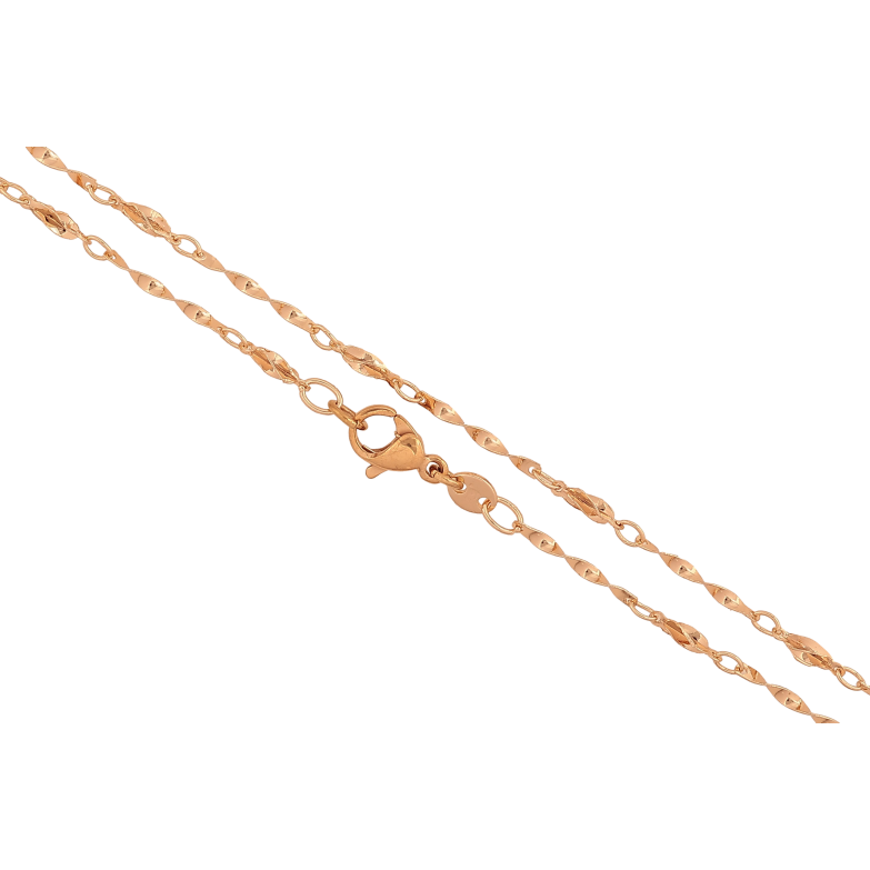 Ланцюжок Xuping M&L колір 18К "Плетіння Фантазійне" довжина 44см х 2мм фото №1